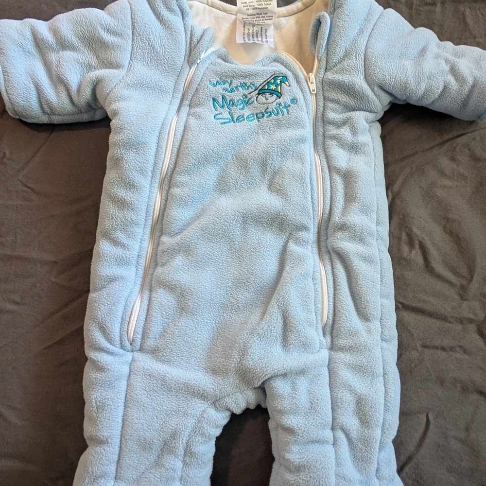 Blue Baby Sleepsuit